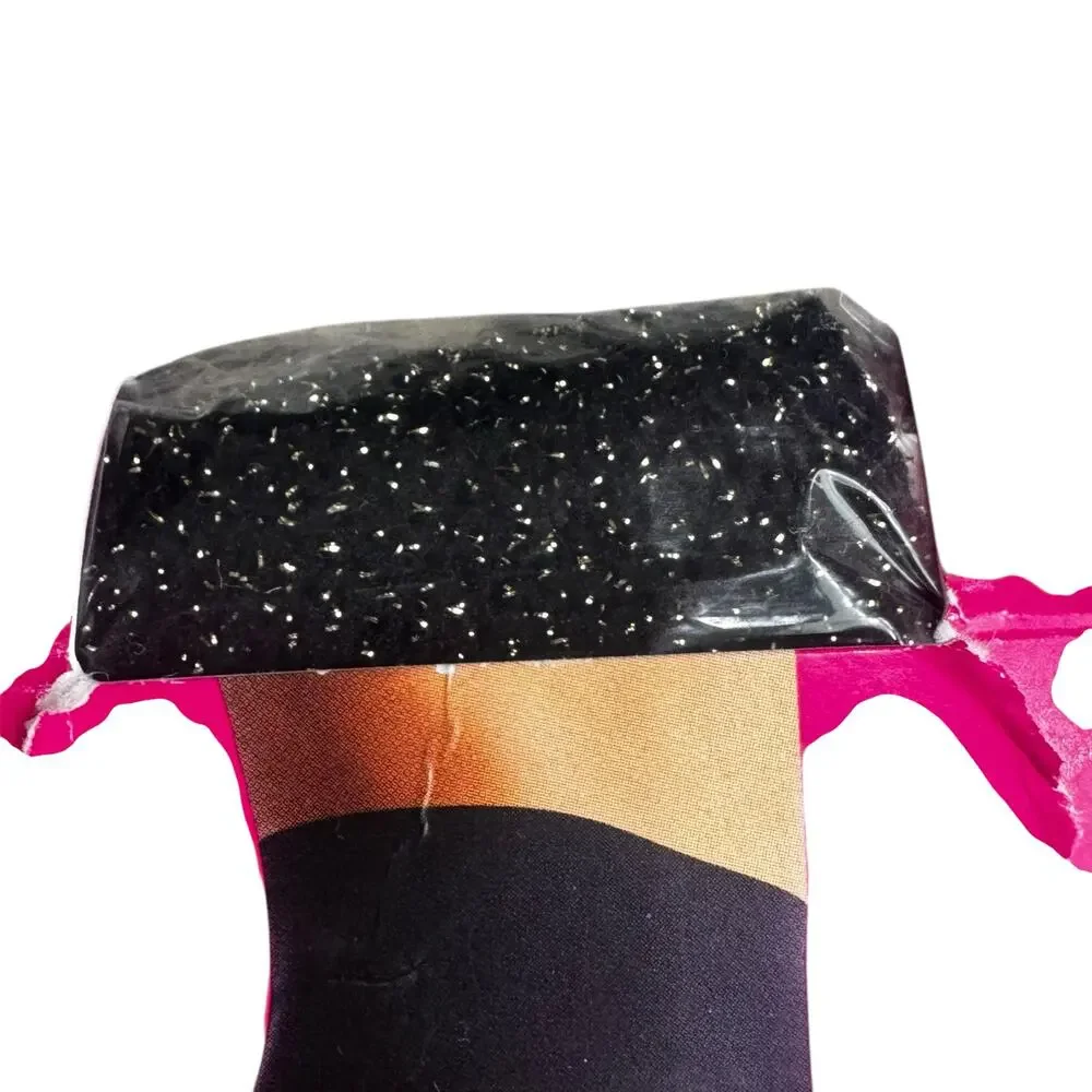 Commando Ultra Soft Limited Release Crochet Glitter Fishnet Tights Black M NWT
